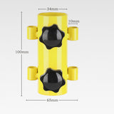 Maxbell Portable Tent Rod Holder Reinforced Bracket for Traveling Fishing Outdoor yellow