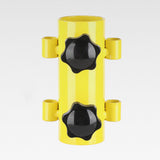 Maxbell Portable Tent Rod Holder Reinforced Bracket for Traveling Fishing Outdoor yellow
