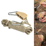 Maxbell Guy Lines Accs with Pulley Tensioner Gear for Canopy Backpacking Outdoor 6mm