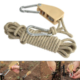 Maxbell Guy Lines Accs with Pulley Tensioner Gear for Canopy Backpacking Outdoor 6mm