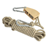 Maxbell Guy Lines Accs with Pulley Tensioner Gear for Canopy Backpacking Outdoor 6mm