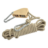 Maxbell Guy Lines Accs with Pulley Tensioner Gear for Canopy Backpacking Outdoor 6mm