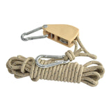 Maxbell Guy Lines Accs with Pulley Tensioner Gear for Canopy Backpacking Outdoor 6mm