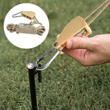 Maxbell Guy Lines Accs with Pulley Tensioner Gear for Canopy Backpacking Outdoor 6mm