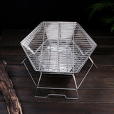 Maxbell Foldable BBQ Grill Barbecue Charcoal Stove Cooking Yard Stainless Steel Wire
