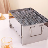 Maxbell Barbecue Grill Stove Folding Portable BBQ Grill for Outdoor Backyard Hiking