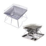 Maxbell Charcoal Grill Barbecue Stove Durable Folding BBQ Grill for Party Without Tray