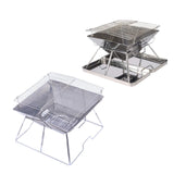 Maxbell Charcoal Grill Barbecue Stove Durable Folding BBQ Grill for Party Without Tray
