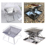 Maxbell Charcoal Grill Barbecue Stove Durable Folding BBQ Grill for Party Without Tray