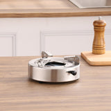 Maxbell Portable Spirit Burner Stable Alcohol Stove for Household Backpacking Hiking Silver