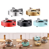 Maxbell Portable Spirit Burner Stable Alcohol Stove for Household Backpacking Hiking Silver