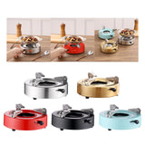 Maxbell Portable Spirit Burner Stable Alcohol Stove for Household Backpacking Hiking Silver