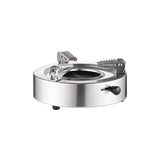 Maxbell Portable Spirit Burner Stable Alcohol Stove for Household Backpacking Hiking Silver
