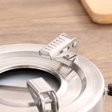 Maxbell Portable Spirit Burner Stable Alcohol Stove for Household Backpacking Hiking Silver