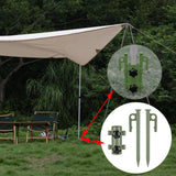 Maxbell Outdoor Awning Rod Holder Canopy Rod Holder for Picnic Canopy Traveling Green