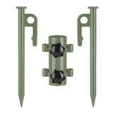 Maxbell Outdoor Awning Rod Holder Canopy Rod Holder for Picnic Canopy Traveling Green