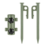 Maxbell Outdoor Awning Rod Holder Canopy Rod Holder for Picnic Canopy Traveling Green
