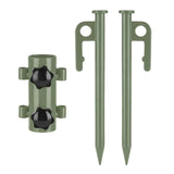 Maxbell Outdoor Awning Rod Holder Canopy Rod Holder for Picnic Canopy Traveling Green