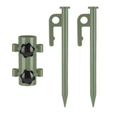 Maxbell Outdoor Awning Rod Holder Canopy Rod Holder for Picnic Canopy Traveling Green