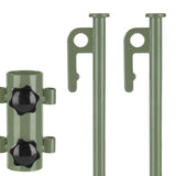 Maxbell Outdoor Awning Rod Holder Canopy Rod Holder for Picnic Canopy Traveling Green