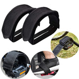 Maxbell Bike Pedal Straps Belt Universal for Fixed Gear Stationary Exercise Bike 2 Pieces