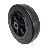 Maxbell Smooth 4" Collapsible Wagon Wheel Replace Rubber Tire for Garden Picnic Cart
