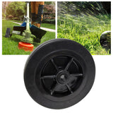 Maxbell Smooth 4" Collapsible Wagon Wheel Replace Rubber Tire for Garden Picnic Cart