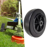 Maxbell Smooth 4" Collapsible Wagon Wheel Replace Rubber Tire for Garden Picnic Cart