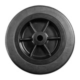Maxbell Smooth 4" Collapsible Wagon Wheel Replace Rubber Tire for Garden Picnic Cart