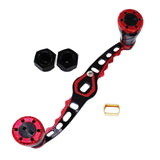 Maxbell Fishing Reel Handle DIY Accessories Control Easily Professional Efficient Black Red
