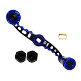 Maxbell Fishing Reel Handle DIY Accessories Control Easily Professional Efficient Black Blue