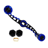 Maxbell Fishing Reel Handle DIY Accessories Control Easily Professional Efficient Black Blue