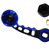 Maxbell Fishing Reel Handle DIY Accessories Control Easily Professional Efficient Black Blue