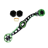 Maxbell Fishing Reel Handle DIY Accessories Control Easily Professional Efficient Black Green