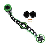 Maxbell Fishing Reel Handle DIY Accessories Control Easily Professional Efficient Black Green