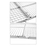 Maxbell Camping Grill Folding Barbecue Net Stainless Steel for Outdoor Patio Hiking