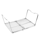 Maxbell Camping Grill Folding Barbecue Net Stainless Steel for Outdoor Patio Hiking