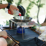 Maxbell Camping Grill Folding Barbecue Net Stainless Steel for Outdoor Patio Hiking