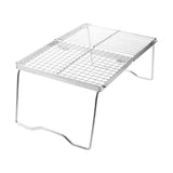 Maxbell Camping Grill Folding Barbecue Net Stainless Steel for Outdoor Patio Hiking