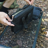 Maxbell Camping Grill Folding Barbecue Net Stainless Steel for Outdoor Patio Hiking