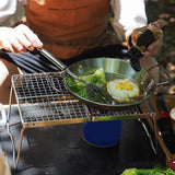 Maxbell Camping Grill Folding Barbecue Net Stainless Steel for Outdoor Patio Hiking