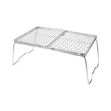 Maxbell Camping Grill Folding Barbecue Net Stainless Steel for Outdoor Patio Hiking