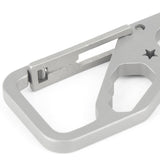 Maxbell 3 in 1 Keychains Multitool Charms Titanium Alloy for Camping Backpacking