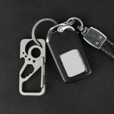 Maxbell 3 in 1 Keychains Multitool Charms Titanium Alloy for Camping Backpacking
