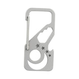 Maxbell 3 in 1 Keychains Multitool Charms Titanium Alloy for Camping Backpacking