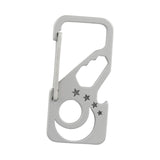 Maxbell 3 in 1 Keychains Multitool Charms Titanium Alloy for Camping Backpacking