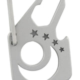 Maxbell 3 in 1 Keychains Multitool Charms Titanium Alloy for Camping Backpacking