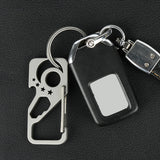 Maxbell 3 in 1 Keychains Multitool Charms Titanium Alloy for Camping Backpacking