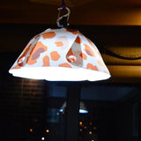 Maxbell Round Camping Lampshade Equipment Light Cover Office Desk Decoration Green