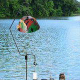 Maxbell Round Camping Lampshade Equipment Light Cover Office Desk Decoration Green